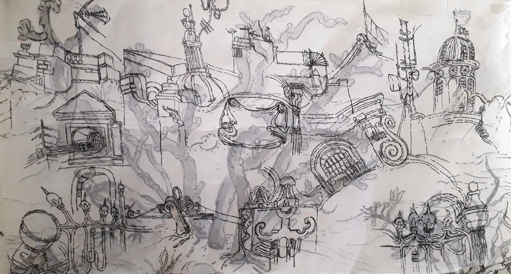 Catedral con desierto